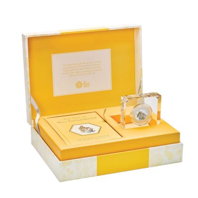 Image of coin and book gift set for Mrs Tittlemouse coin