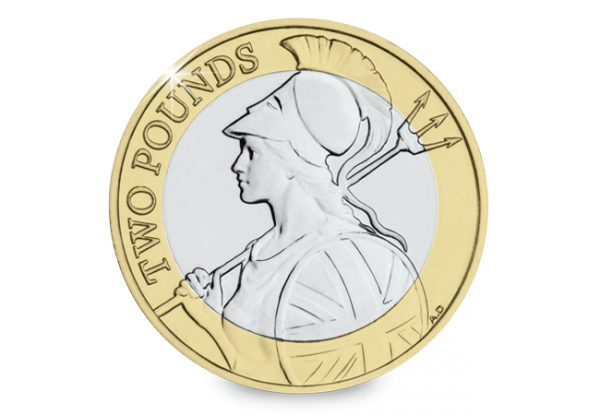 Image of Britannia 2015 UK 2 pound coin