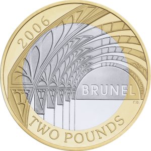 Image of Brunel 2006 UK 2 pound coin