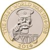 Image of First World War 2014 UK 2 Pound coin