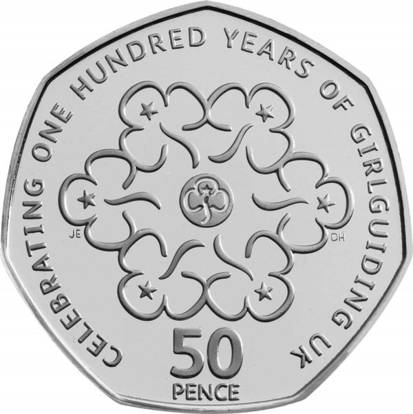 Image of Girl Guide 50p 2010 coin