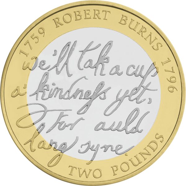 Image of Robert Burns 2009 2 pound coin