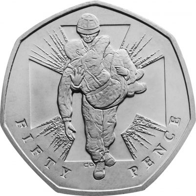 Image of Victoria Cross Soldier 2006 UK 50p coin