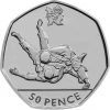 Image of Judo 2011 UK 50p coin