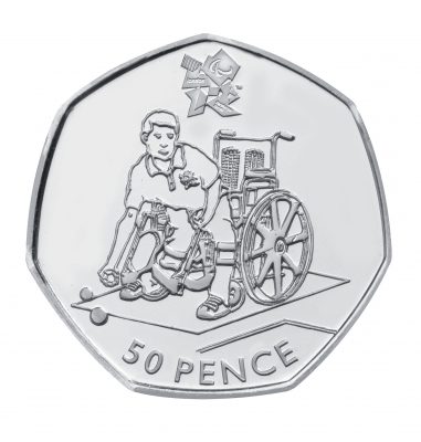 Image of Boccia 50p coin