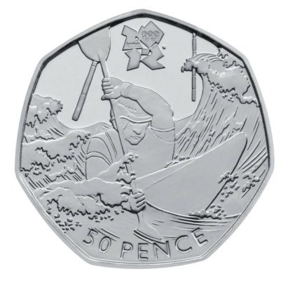 Image of Canoeing 50p coin