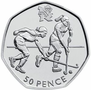 Image of Hockey 50p coin