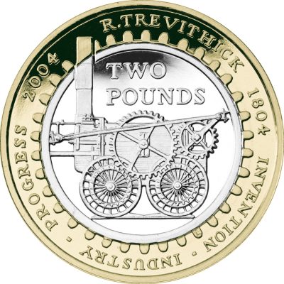 Image of Invention Industry 2 pound coin