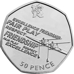 Image of Rowing 50p coin