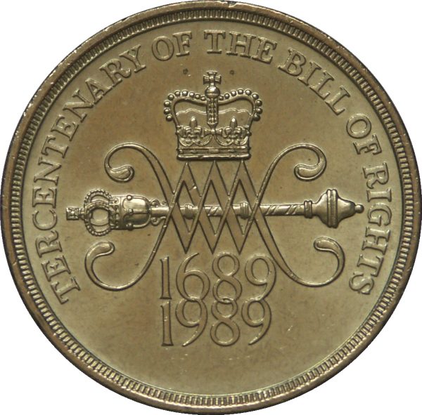 Image of the Tercentenary 2 pound coin