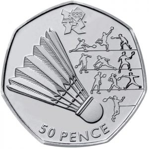 Image of Badminton 2011 50p coin