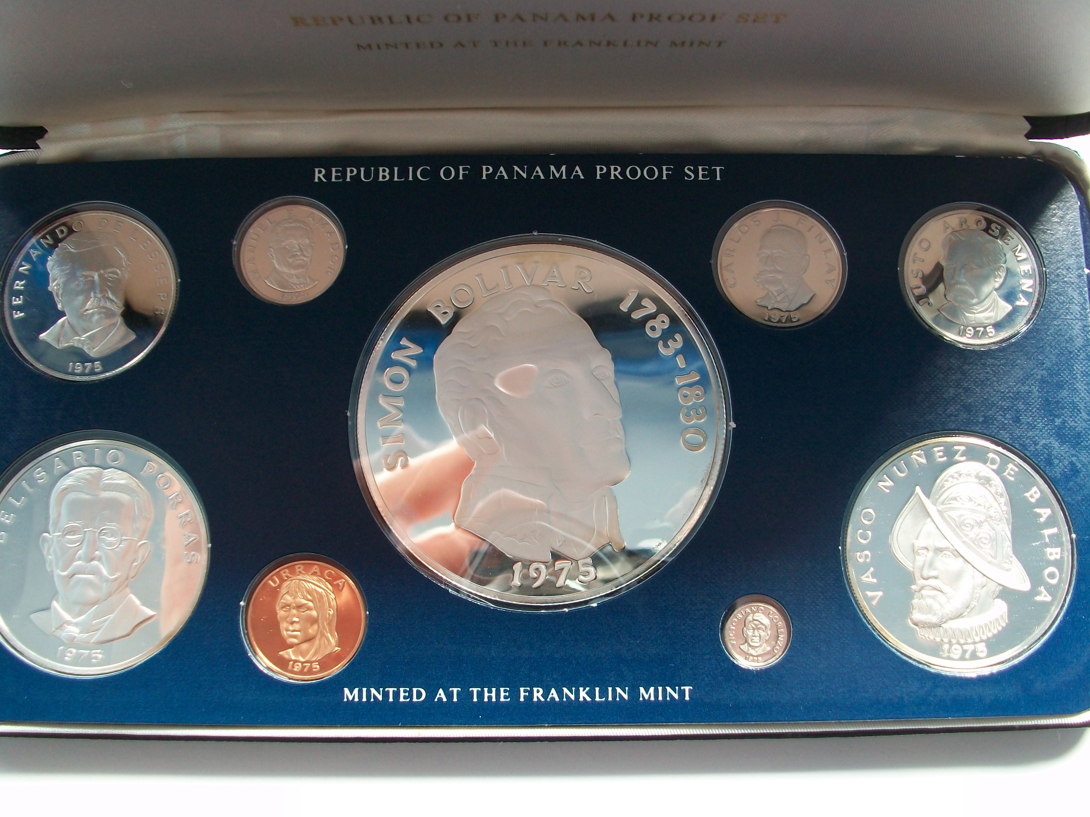 REPUBLIC OF PANAMA PROOF SET visual data 3