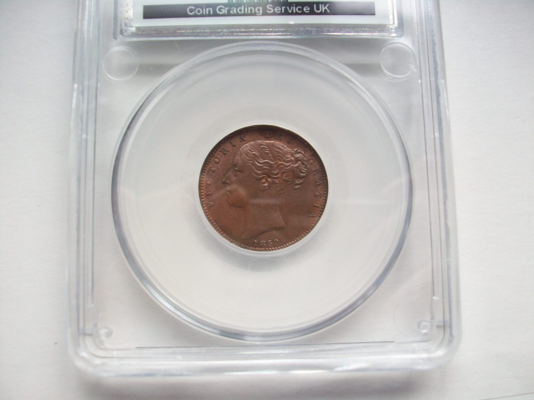 Farthing 1850 Unc 78 Chancery Collection