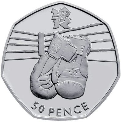 Image of Boxing 2011 50p coin